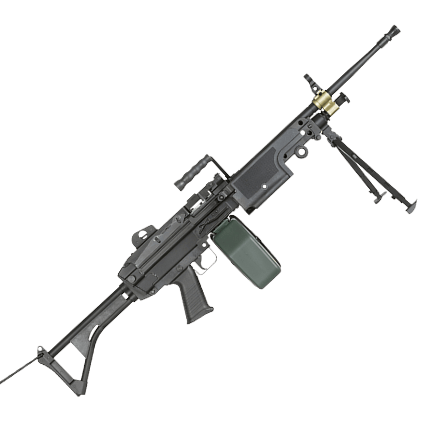 A&K FN M249-MK1 FULL METAL AEG Airsoft LMG Tüfek ( AK-M249-MK1-BK )