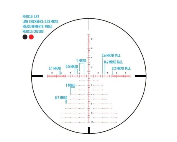 Sightmark Citadel 3-18x50 LR2 FFP Tüfek Dürbünü SM13039LR2