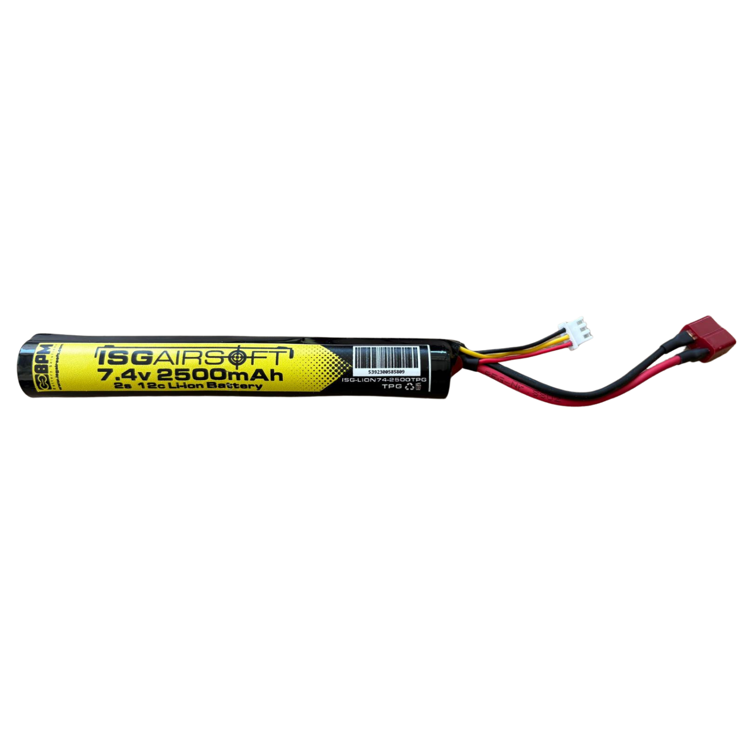 ISG Airsoft Lityum Iyon Pil 7.4v 2500 mAh T-Plug