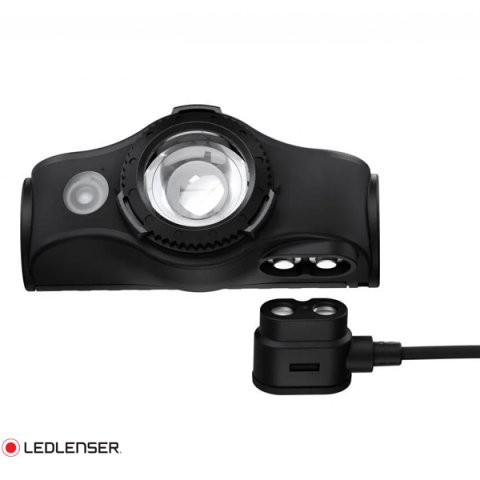 LEDLENSER MH5 502147 BLACK-GREY ŞARJLI KAFA FENERİ