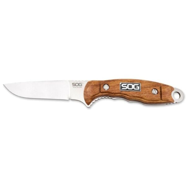 S. SOG HT022L Huntspoint Ahşap Saplı Avcı Bıçağı