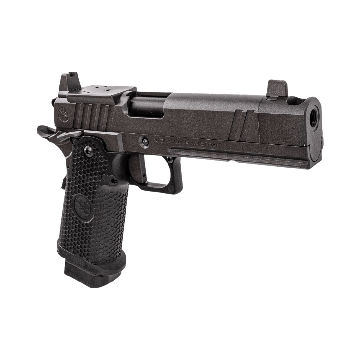 RWA Nighthawk Custom Licenced TRS COMPENSATOR BLACK Airsoft GBB Tabanca (RMR Ready)