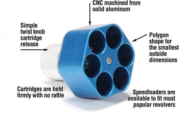 MÜSABAKA TİPİ ALUMİNYUM SPEEDLOADER S&W K