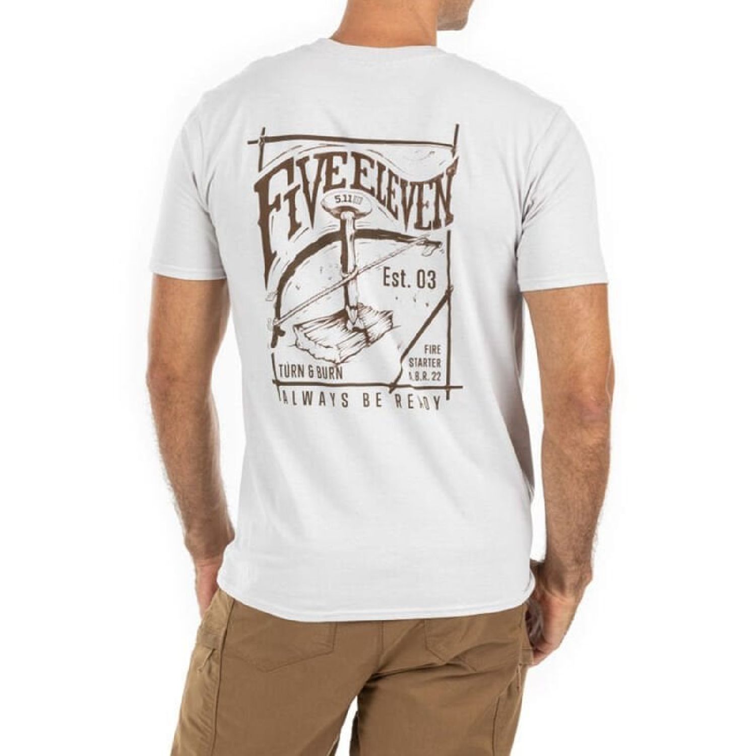 5.11 TURN AND BURN SS T-SHIRT L
