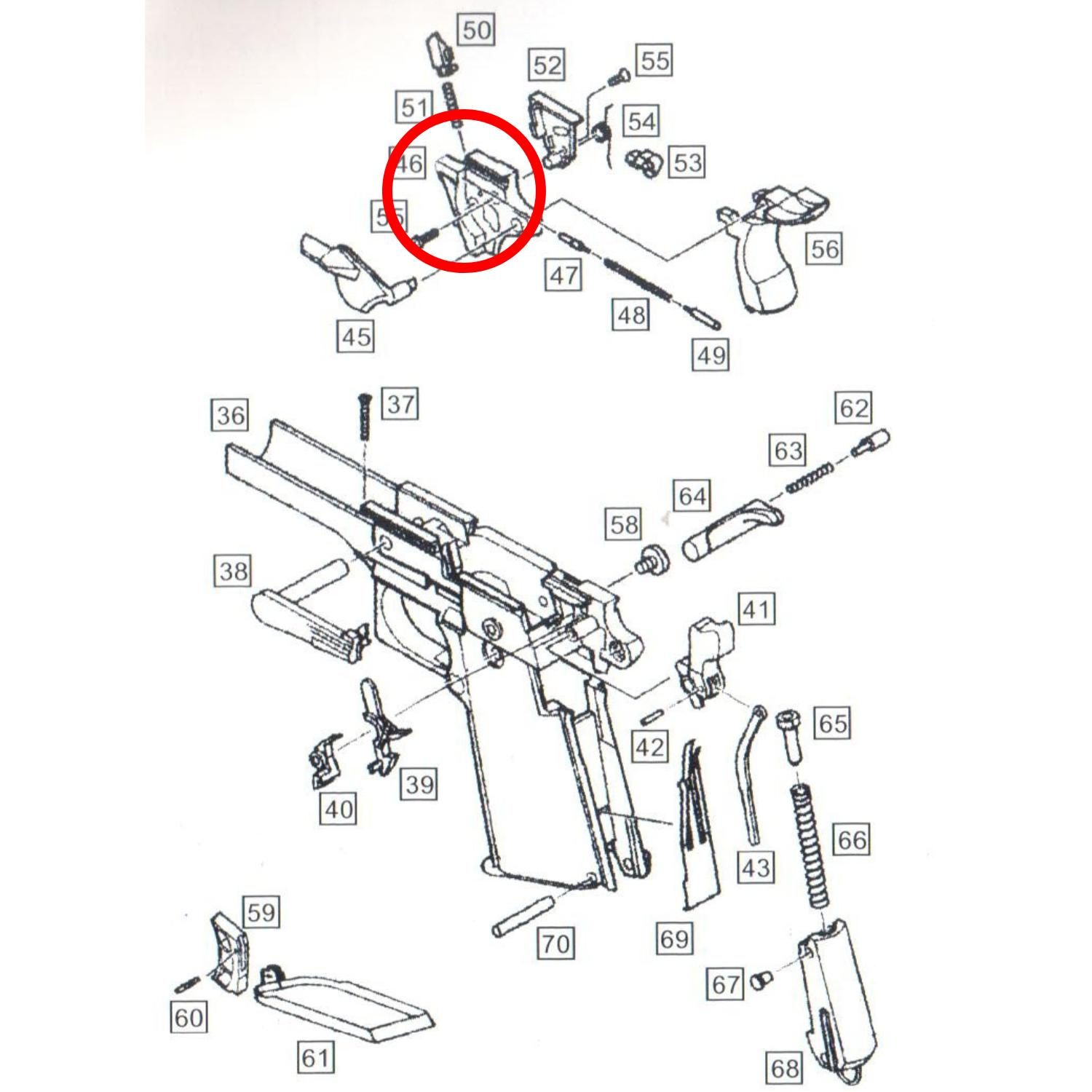 We 1911 Yedek Parça Parts No #46