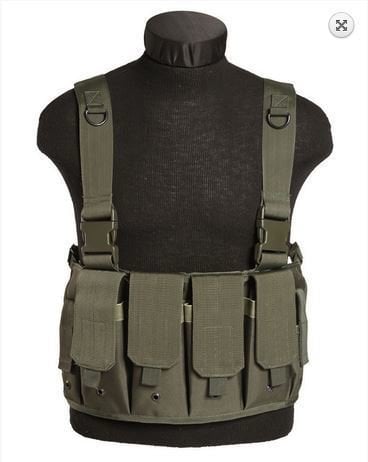 HAFIF ŞARJÖRLÜK MIL-TEC CHEST RIG HAKI - OLIVE