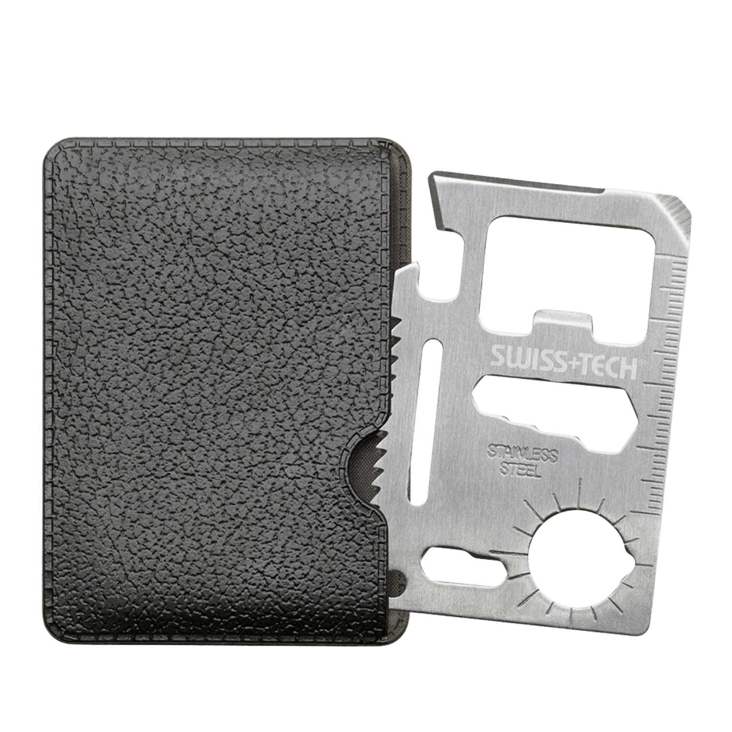 SwissTech 15-IN-1 Credit Card Multi-Tool Stainless Steel