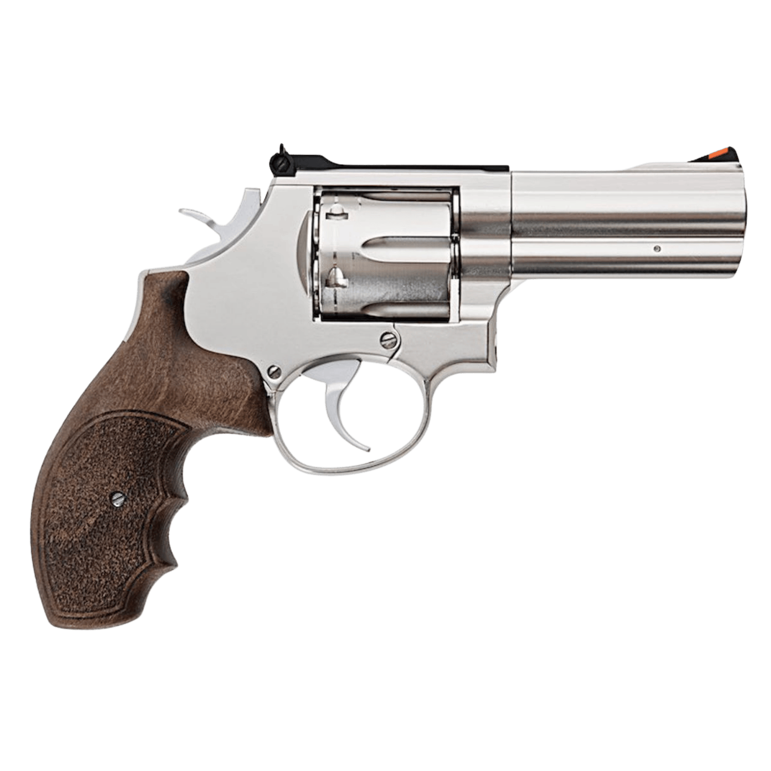 ARES 3.5'' S&W 686 CO2 Revolver - Silver & Ağaç Kabza Toplu Airsoft Tabanca