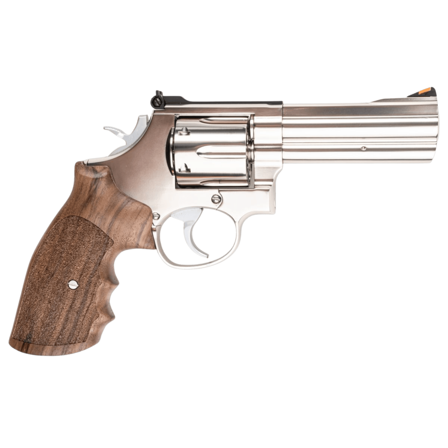 ARES 4'' S&W 686 CO2 Revolver - Silver & Ağaç Kabza Toplu Airsoft Tabanca