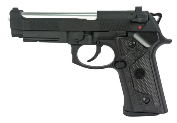 KJW  BERETTA M9 IAFM Full Metal GBB Airsoft Tabanca Parlak Namlu