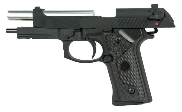 KJW  BERETTA M9 IAFM Full Metal GBB Airsoft Tabanca Parlak Namlu