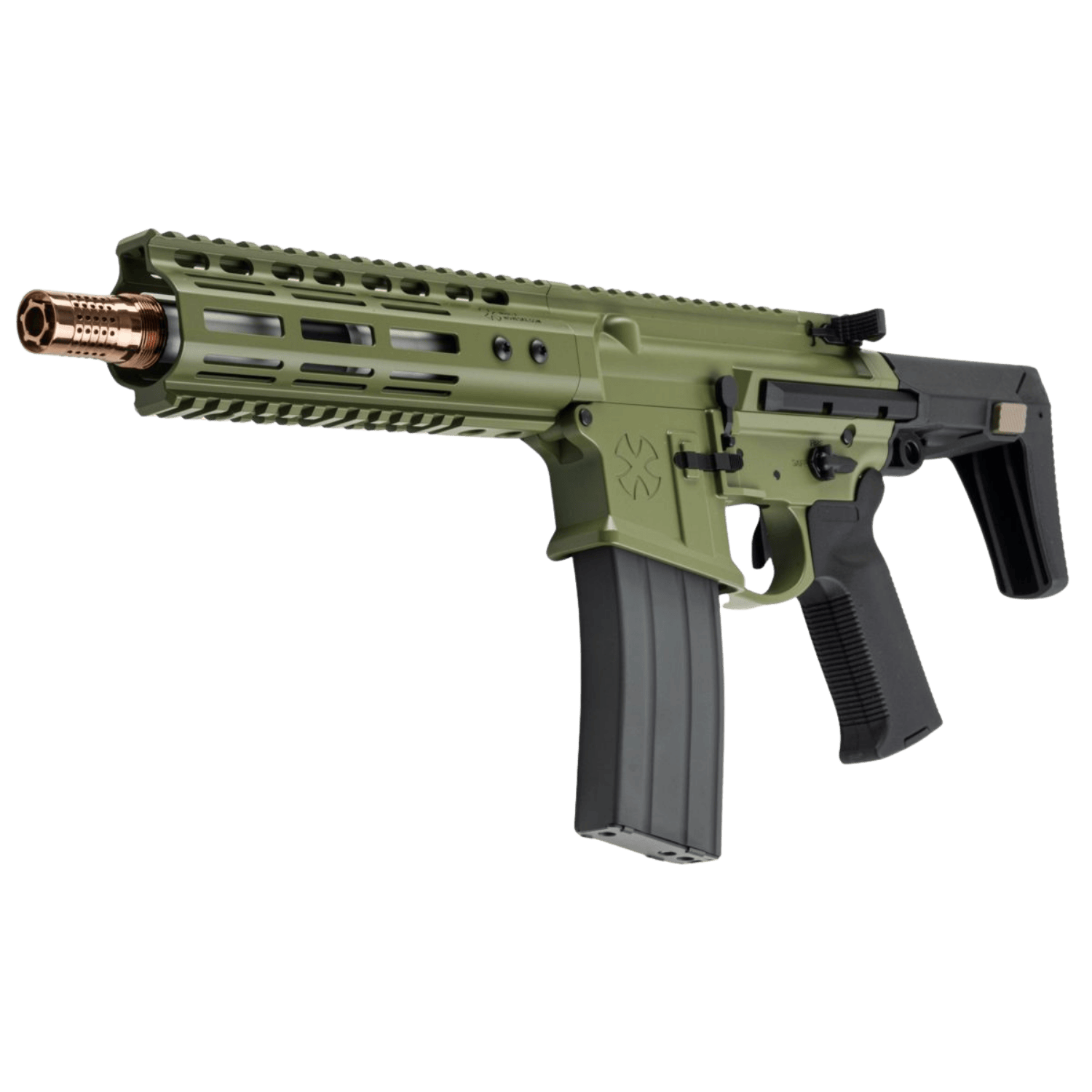 EMG Noveske N4 BAZOOKA GREEN NHR7 Airsoft M4 GBBR (MWS Sistem) Double Eagle BK (Gen 2)