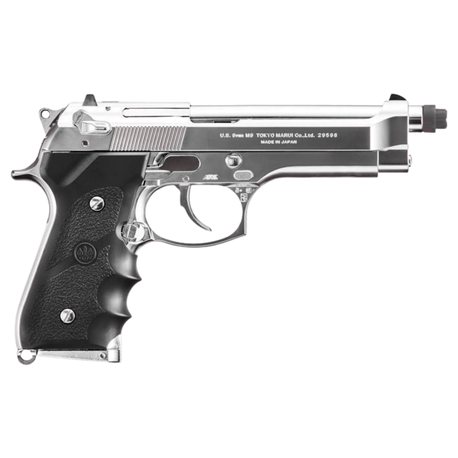 Tokyo Marui M92F CHROME STAINLESS GBB Airsoft Tabanca