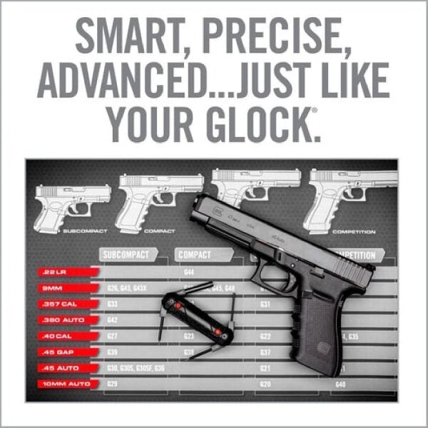 REAL AVID 4-In-1 Tool™ For Glock*  Push Buton specific tools.