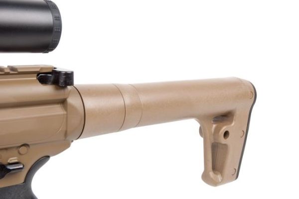 Sig Sauer MCX SCOPED CO2 YİVLİ YARI OTOMATİK HAVALI TÜFEK (PELLET)  & 1-4x24 DÜRBÜN SET - TAN