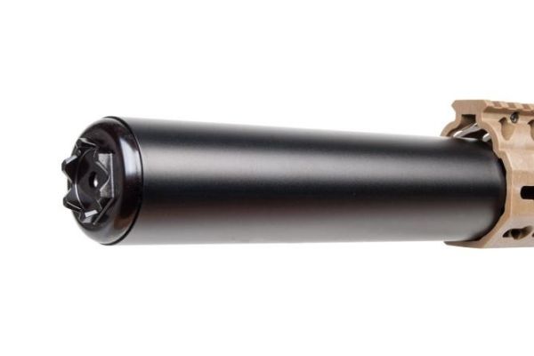 Sig Sauer MCX SCOPED CO2 YİVLİ YARI OTOMATİK HAVALI TÜFEK (PELLET)  & 1-4x24 DÜRBÜN SET - TAN