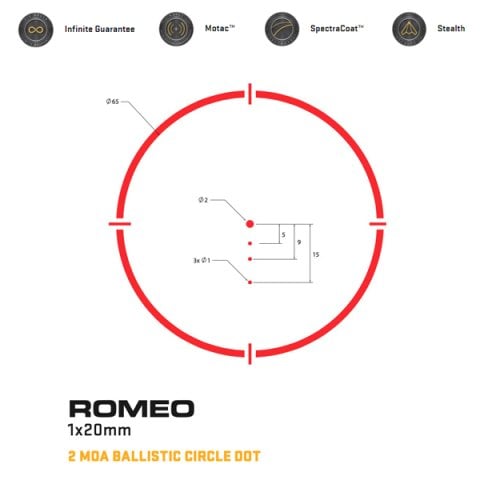 SIG SAUER SOR43011 ROMEO4H RED DOT 040.004.002