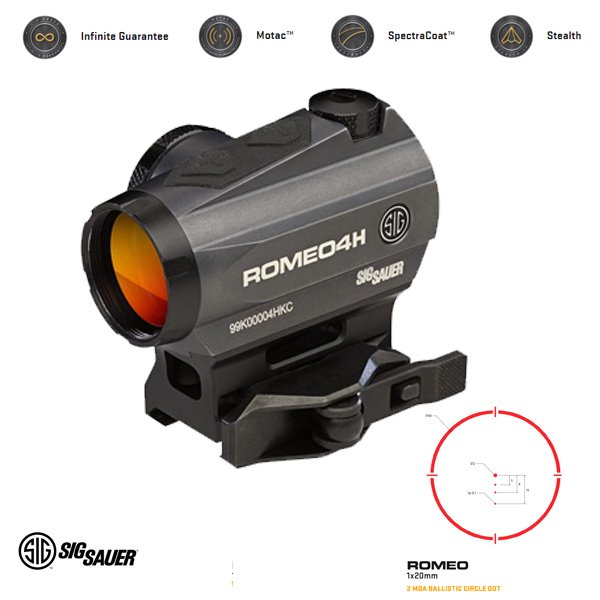 SIG SAUER SOR43011 ROMEO4H RED DOT 040.004.002 | Sig Sauer