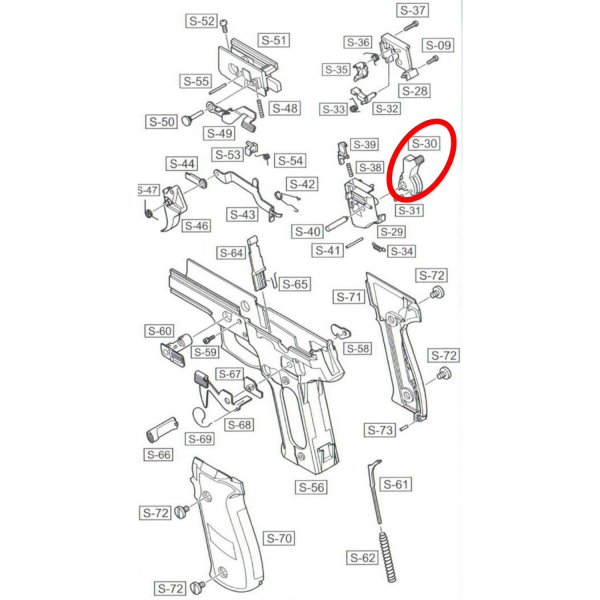We F226 Yedek Parça Parts No #30