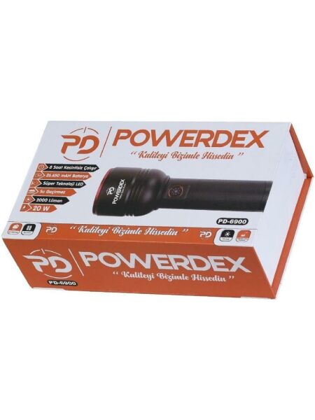 POWERDEX PD-6900 2000 LUMEN EL FENERİ