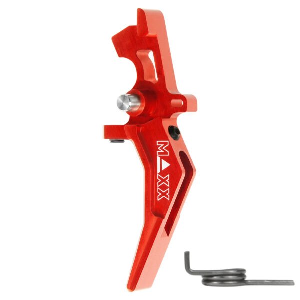 MAXX CNC Aluminum Advanced Speed Trigger (Style B) (Red) KIRMIZI AIRSOFT TETIK