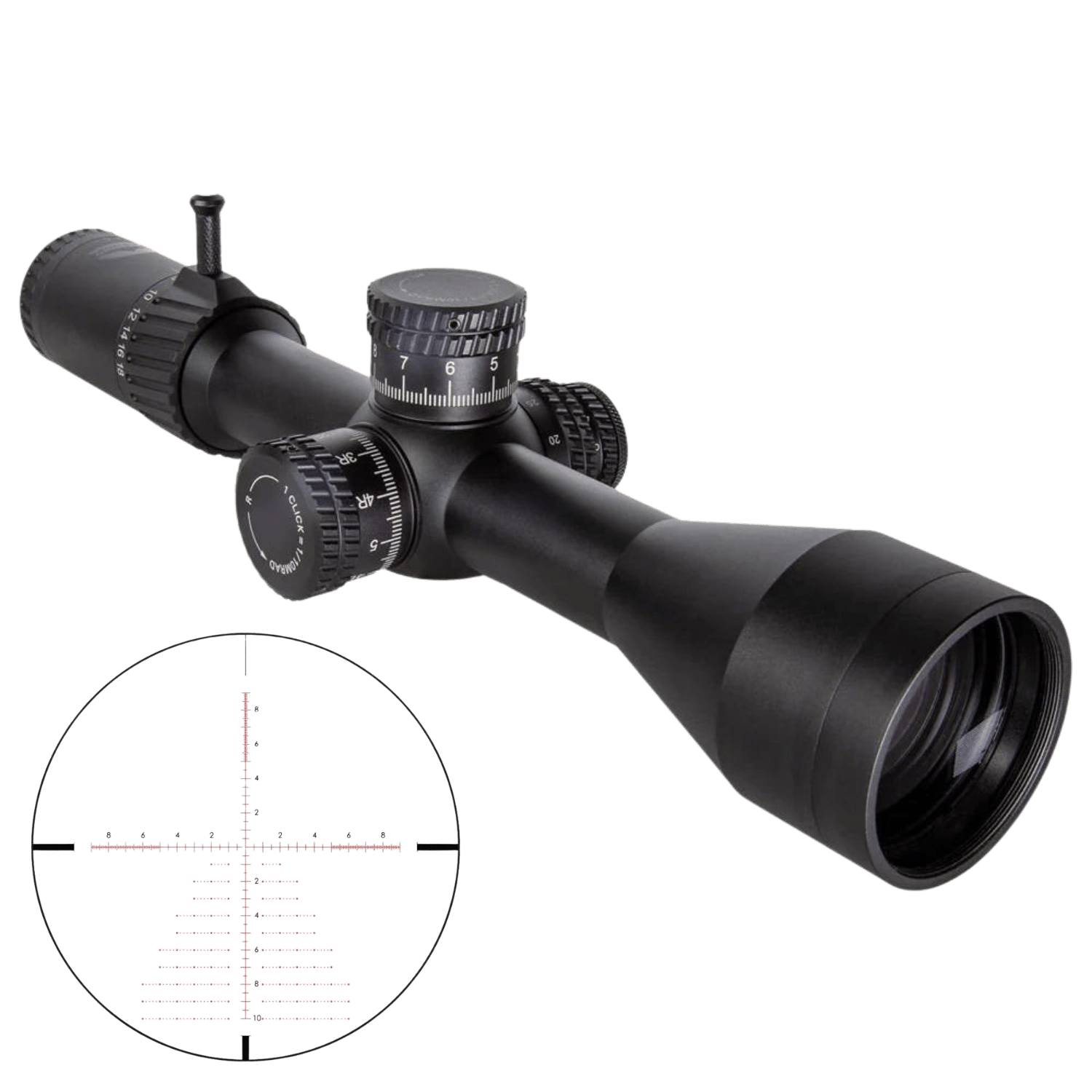 Sightmark Presidio 3-18x50 LR2 FFP Yivli Tüfek Dürbünü