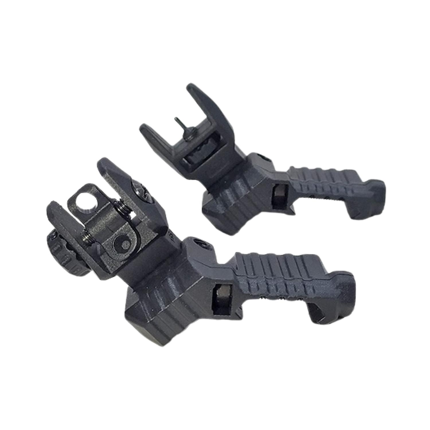 DLG Tactical Polimer Düşük Katlanır Açılı Gez & Arpacık Seti (45° Offset)