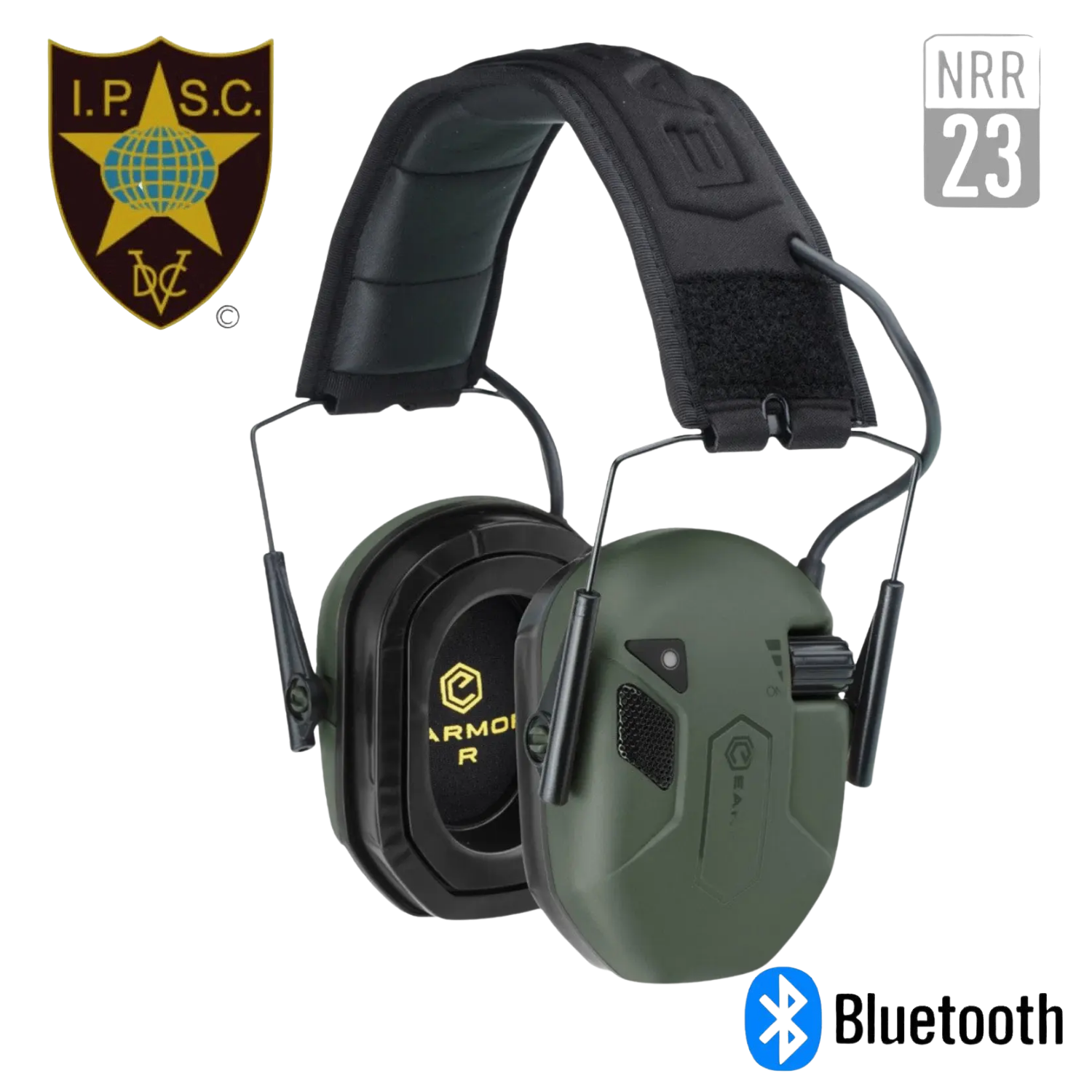 EARMOR M300T-IPSC Edition Elektronik Atış Kulaklığı - Yeşil