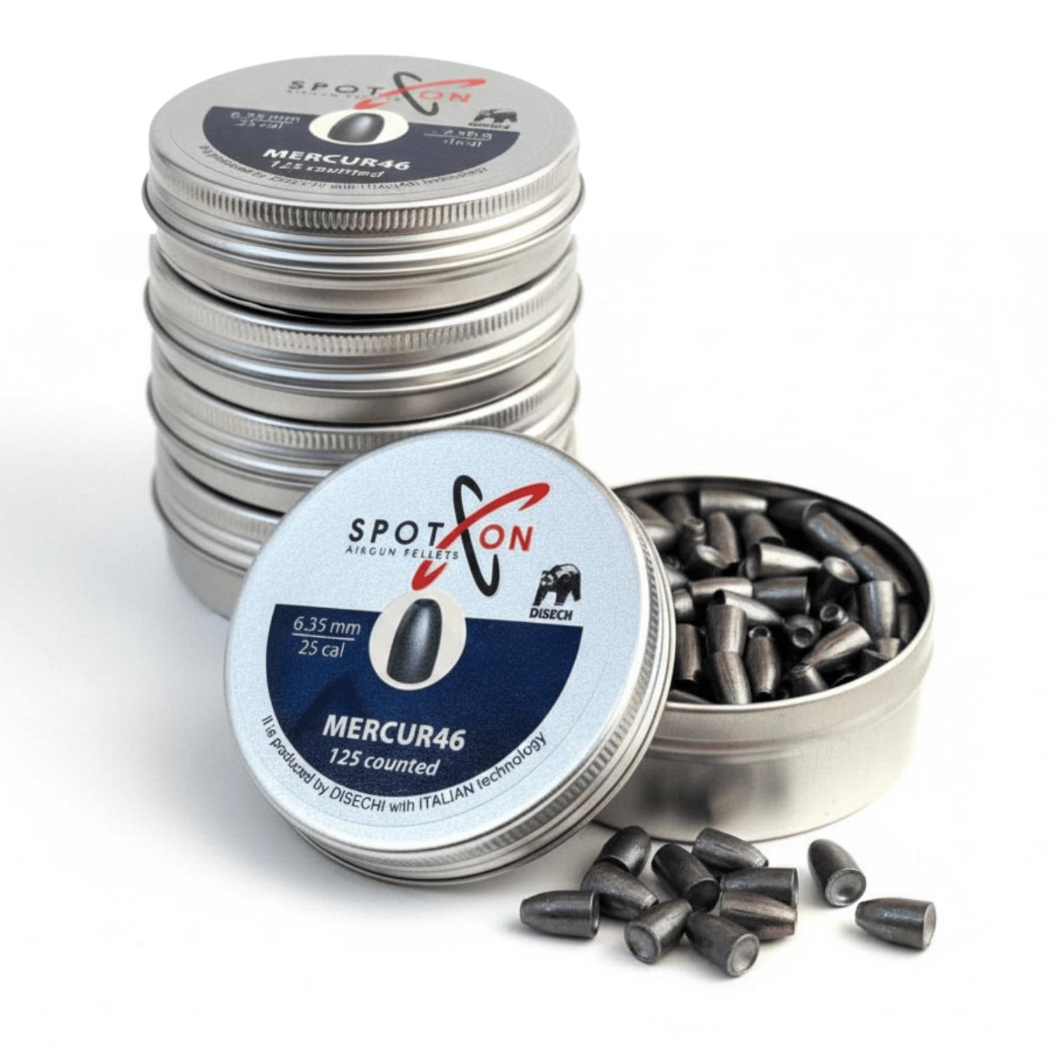 Spoton Mercur 46 6.35 mm (.25) Pellet Saçma – 5’li Paket