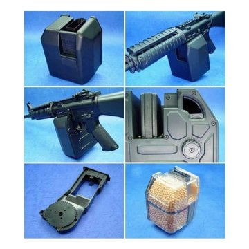 Matrix 5000BB Super High Capa M4 M16 Airsoft AEG Şarjör - Auto Elektrik beslemeli