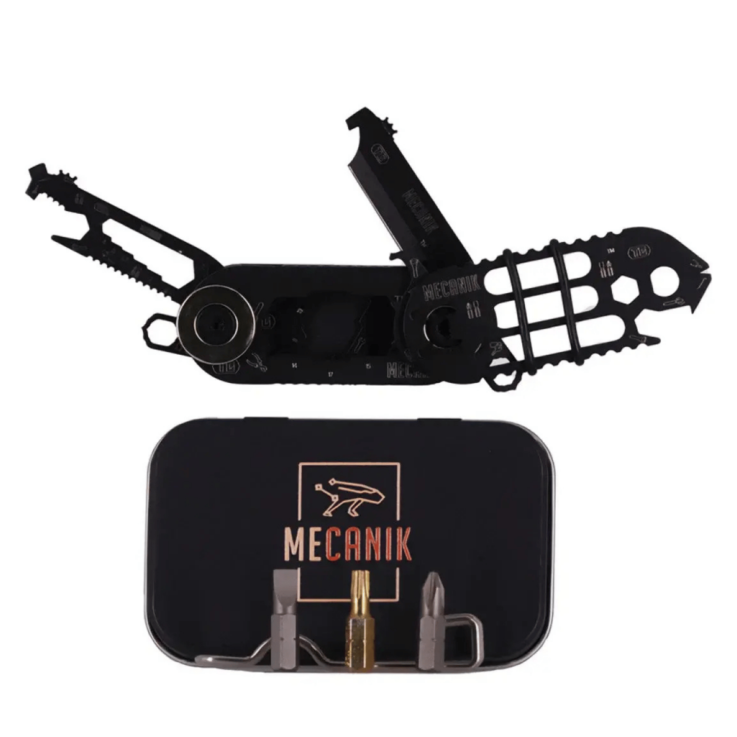 MECANIK Multi-Tool Siyah Modüler Çok Amaçlı EDC El Aleti