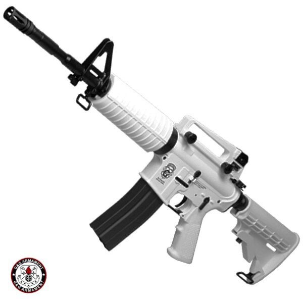 G&G CM16 M4 Carbine Snow White AEG Airsoft Tüfek