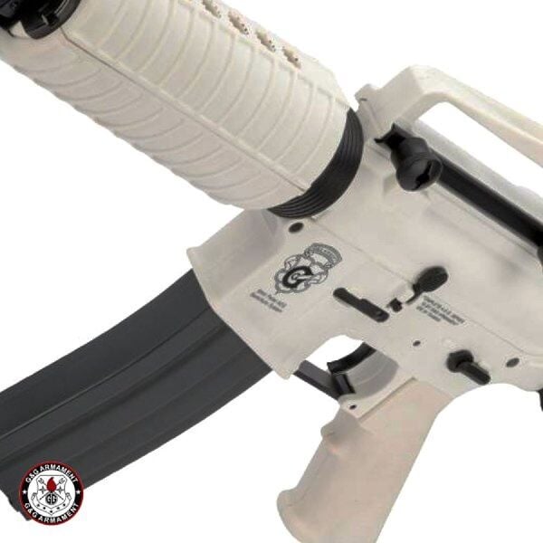 G&G CM16 M4 Carbine Snow White AEG Airsoft Tüfek