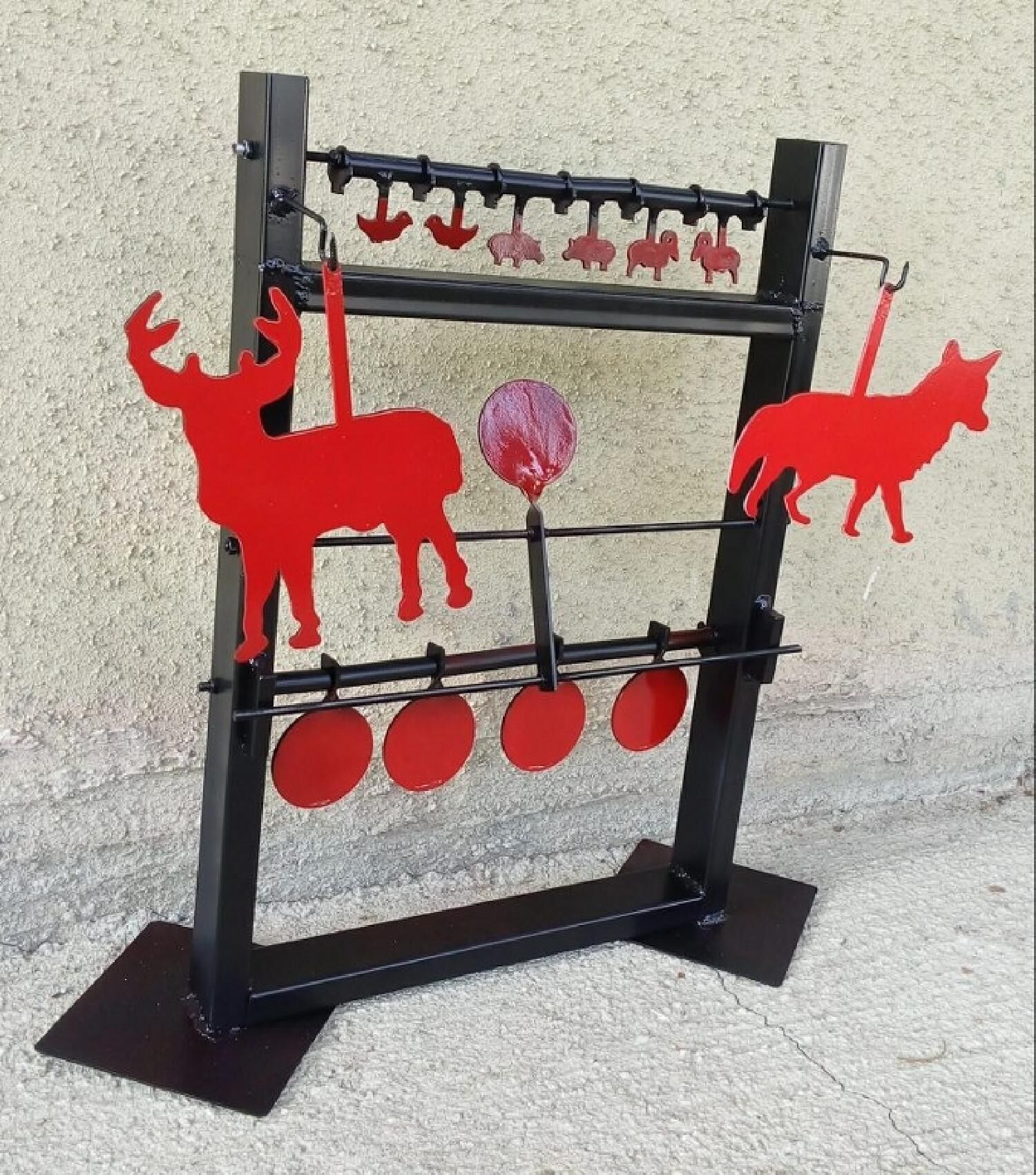 Havalı Tabancalar  PCP Havalı Tüfekler için Kendini Sıfırlayan RESET HAYVAN Figürlü Hedef