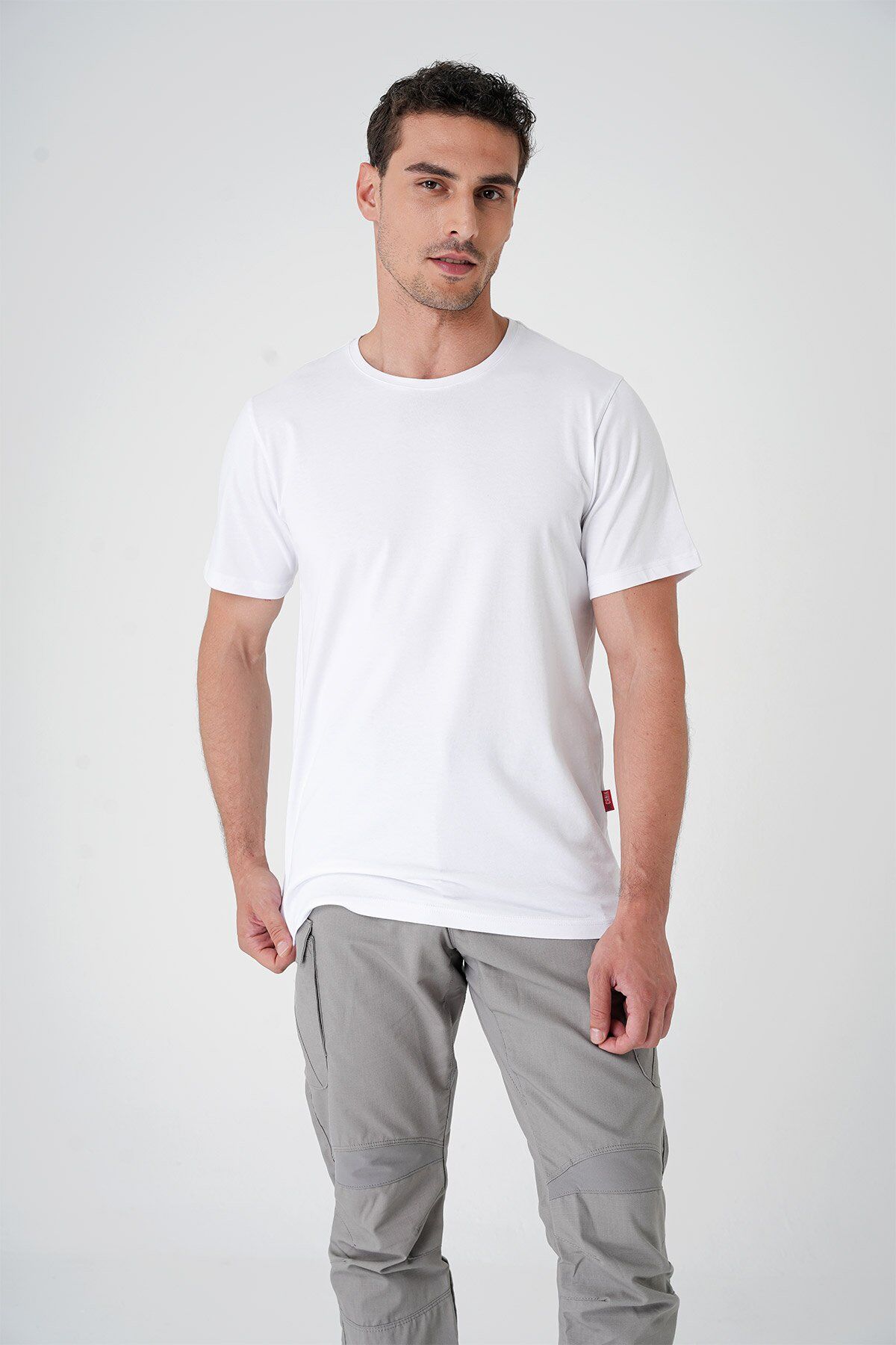 Casual Neo Organic T-shirt  - P-000289 Casual Neo Organic T-shirt  - P-000289 BEYAZ L BEYAZ L