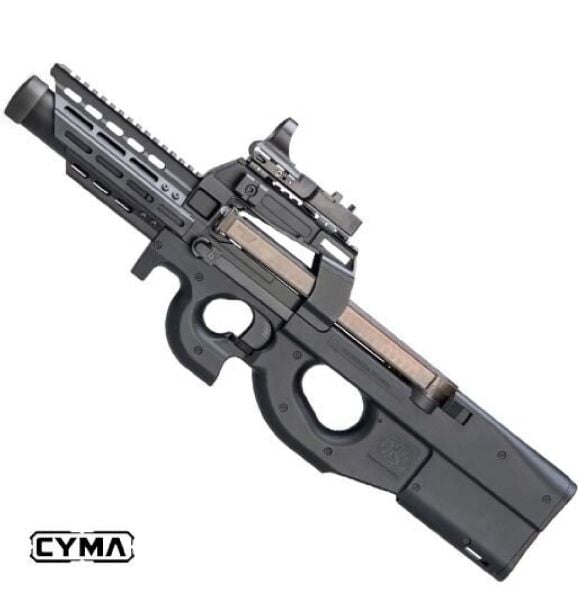 CYMA P90 RIS Raylı Siyah AEG Airsoft Tüfek