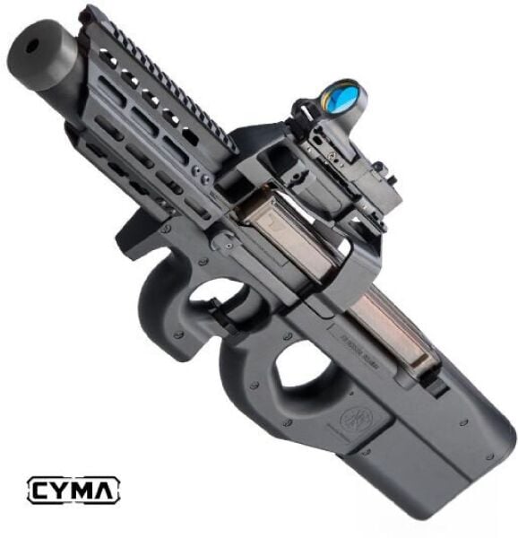 CYMA P90 RIS Raylı Siyah AEG Airsoft Tüfek