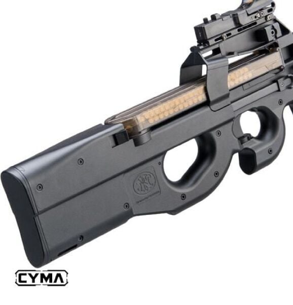 CYMA P90 RIS Raylı Siyah AEG Airsoft Tüfek
