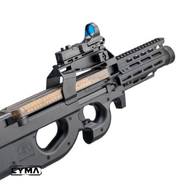 CYMA P90 RIS Raylı Siyah AEG Airsoft Tüfek