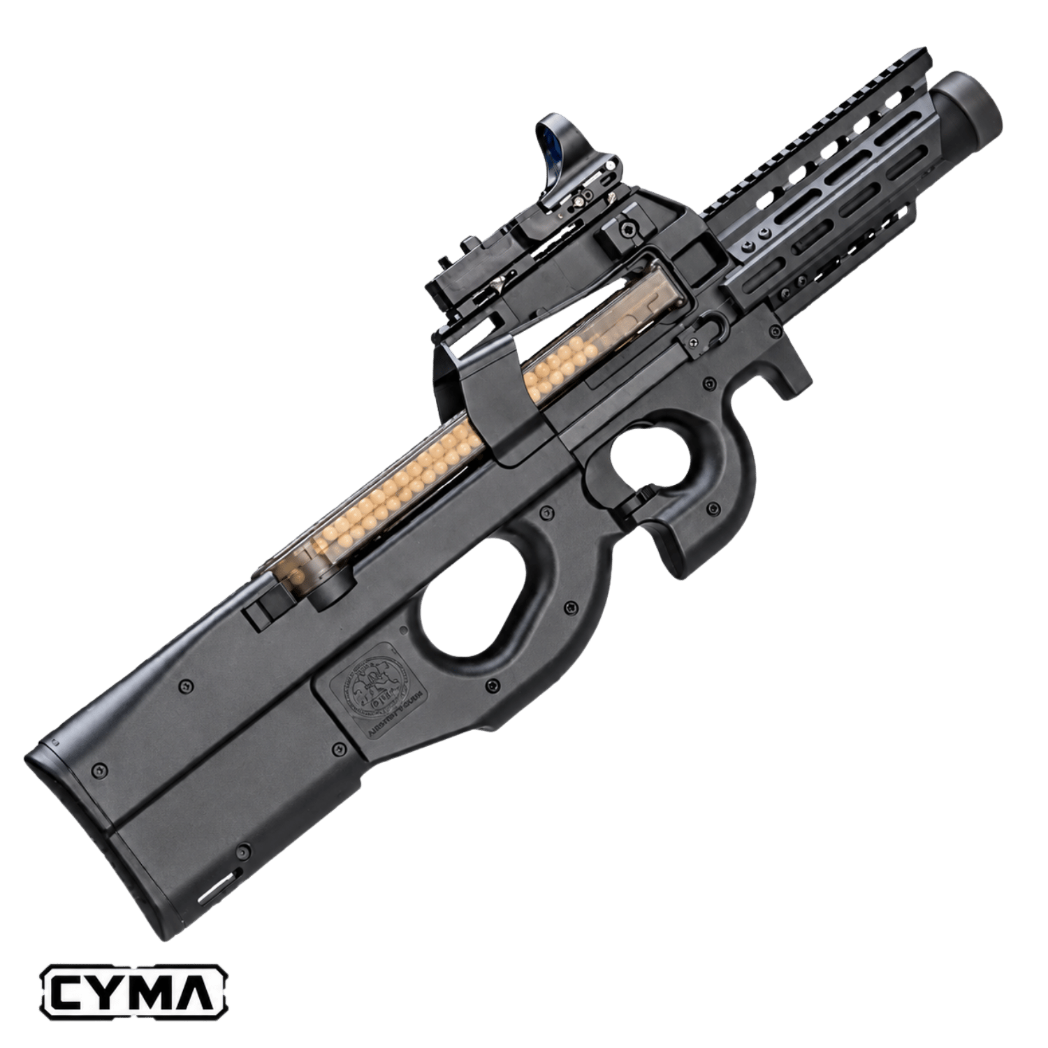 CYMA P90 RIS Raylı Siyah AEG Airsoft Tüfek