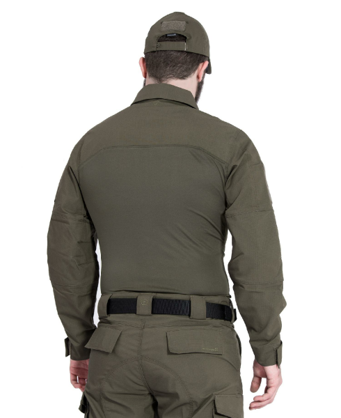 Pentagon Ranger Fermuarlı Rip-Stop Uzun Kollu Gömlek Ranger Green