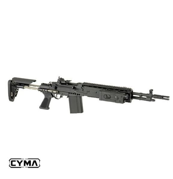 CYMA M14 EBR Black Marksman EBR Dipçikli Full Metal AEG Airsoft Tüfek