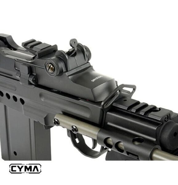 CYMA M14 EBR Black Marksman EBR Dipçikli Full Metal AEG Airsoft Tüfek