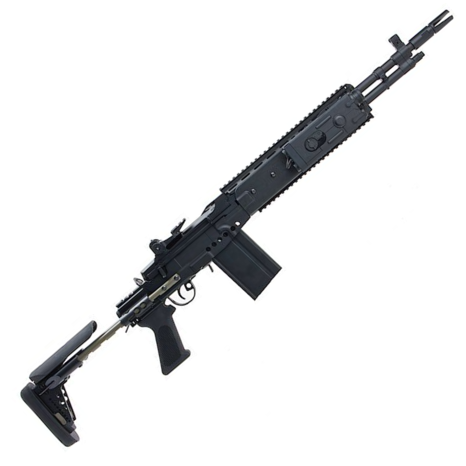CYMA M14 EBR Black Marksman EBR Dipçikli Full Metal AEG Airsoft Tüfek