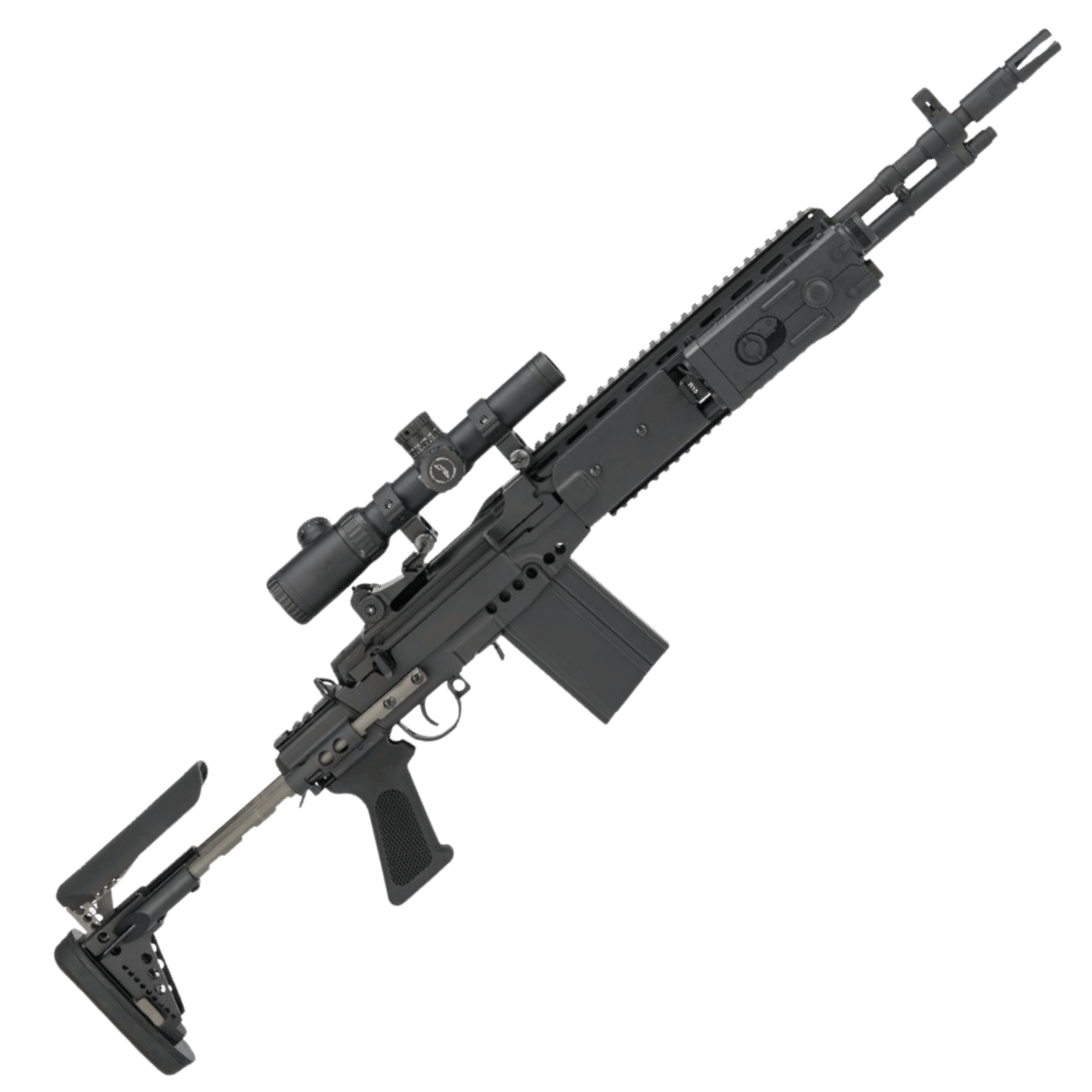 CYMA M14 EBR Black Marksman EBR Dipçikli Full Metal AEG Airsoft Tüfek – CM32G
