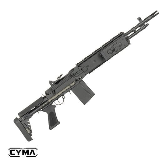 CYMA Full Metal M14 EBR BLACK Marksman Airsoft AEG EBR Dipçikli CM032G