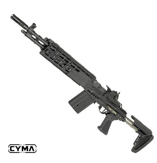 CYMA Full Metal M14 EBR BLACK Marksman Airsoft AEG EBR Dipçikli CM032G