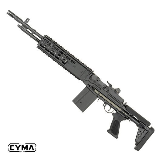 CYMA Full Metal M14 EBR BLACK Marksman Airsoft AEG EBR Dipçikli CM032G
