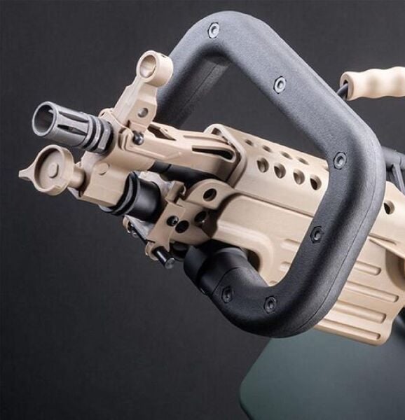 A&K Mugen M249 MK46 Para SAW LMG Tan AEG Airsoft Tüfek