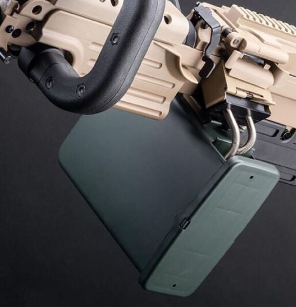 A&K Mugen M249 MK46 Para SAW LMG Tan AEG Airsoft Tüfek